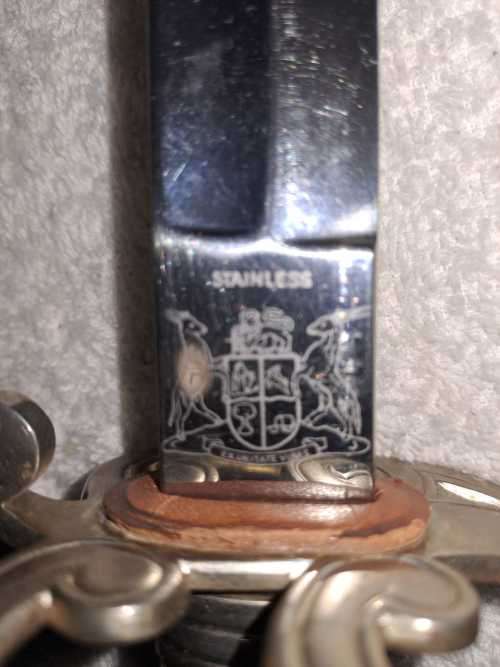 Sout African Police officer`s ceremonial sword.