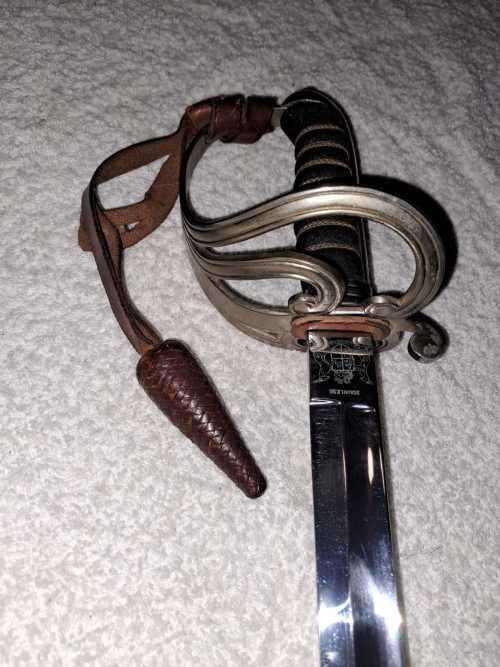 Sout African Police officer`s ceremonial sword.