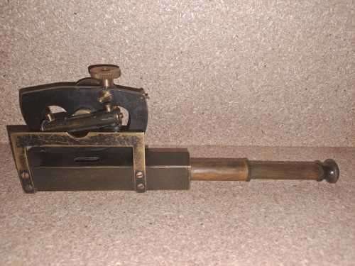 Antique Inclinometer with leather case.