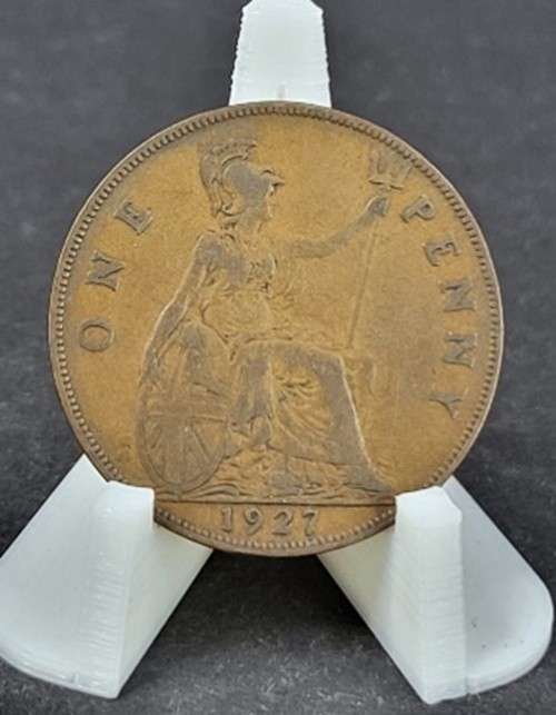 1927 UK One Penny Coin