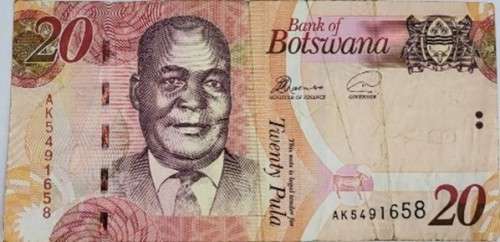 Botswana 20 Pula Banknote