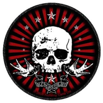 Dead Man's Rest - Large Printed Biker Patch Alchemy Gothic