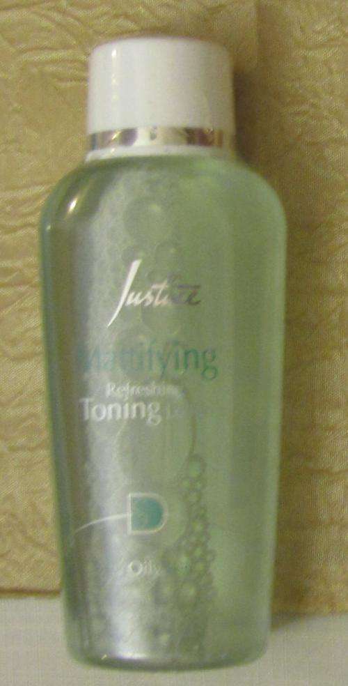 Justine Mattifying Toning Lotion - 200ml bottle - for Oily Skin