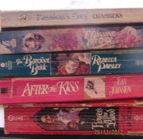 5 x Romance Books - 1 bid for all books