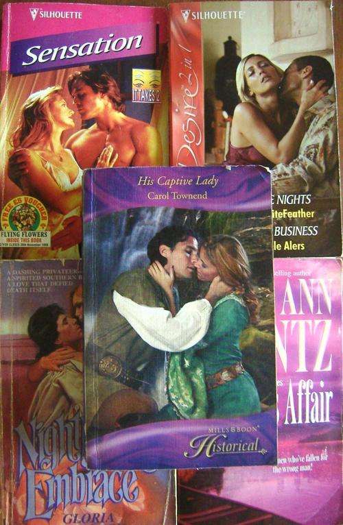 LOT of 5 Romance books