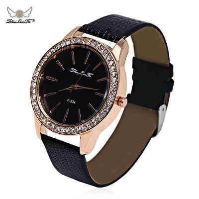 ZhouLianFa F - 334 Female Quartz Watch  -  BLACK