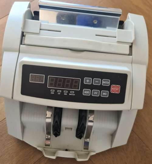 Money / Bill counter and Counterfeit Money Detector with uv light detector and batch control