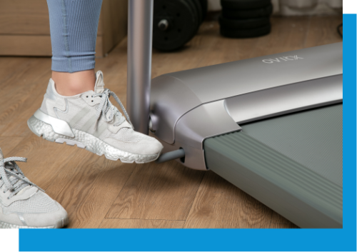 OVICX Smartrun Portable Walking Jogging Running Treadmill Foldable Ultra-thin with Bluetooth Zwift