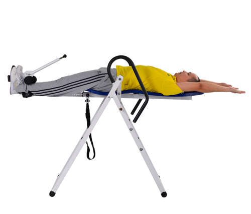Tecno Train Fully Adjustable Inversion Table PU 2022 model Industry Standard Chiropractors Choice