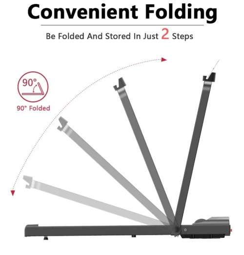 Tecno Train TT5 Walking Jogging Pad Portable Treadmill Latest 2025 Upgrade 2.0hp handle bar