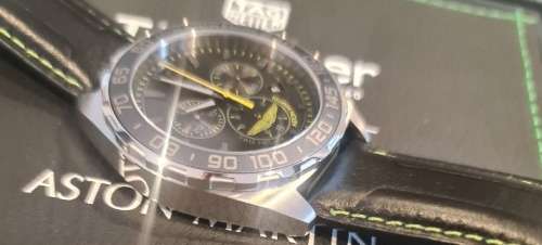 Tag Heuer F1 Chrono Aston Martin Limited Edition CAZ101P.FC8245 Mint Condition and complete set!