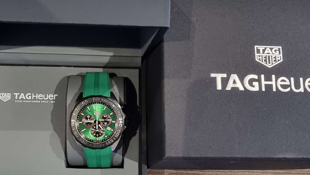 Tag Heuer F1 Chronograpgh 43mm CAZ1010AP.FT8056 2023 GREEN - COMPLETE - MINT!