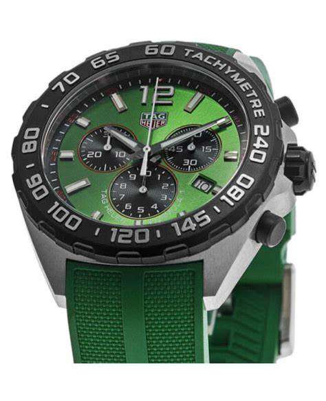 Tag Heuer F1 Chronograpgh 43mm CAZ1010AP.FT8056 2023 GREEN - COMPLETE - MINT!