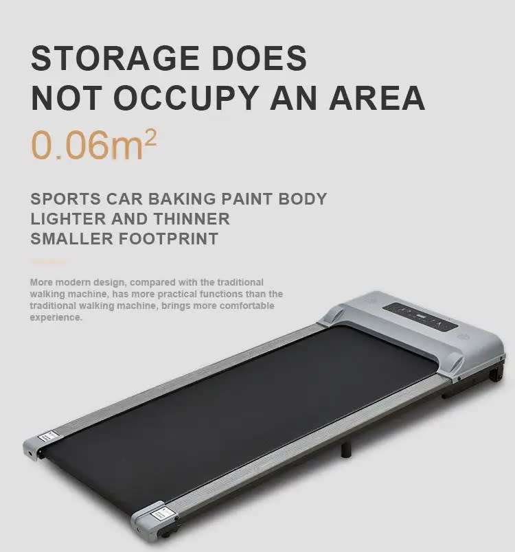 Tecno Train TM2001 Walking Jogging Pad Under Desk Portable Treadmill 2024 Upgraded Mod 1.5hp