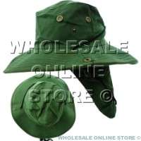 Olive Green Boonie Safari Bush Hat