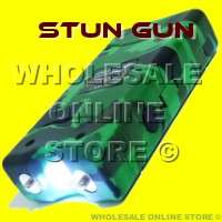 Stun Gun 2.8 Million Volt Rechargable Stun Gun Torch including Pouch Camo