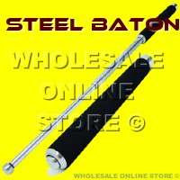 Extendable Tactical Hardened Steel Security Baton