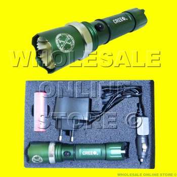 Rechargeable Cree Swat Tactical Optical Zoom LED Flashlight Torch