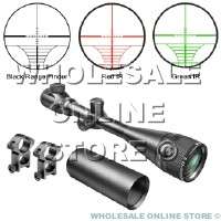 8 - 32 X 50 IR Red Green Range Finder AOE Illuminated Rifle Scope