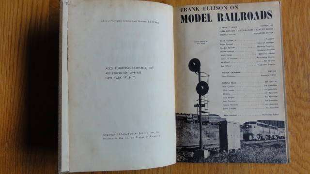 Frank Ellison on Model Railroads 1954 edition