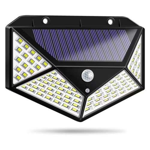 Solar Powered Wall Lamp 100 LED  with Motion Sensor