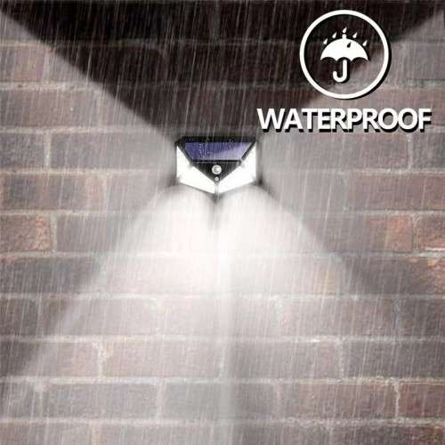 Solar Powered Wall Lamp 100 LED  with Motion Sensor