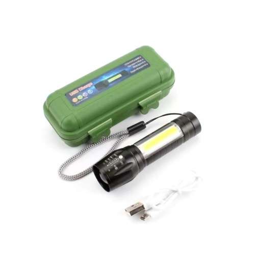LED Bright Flashlight Rechargeable Portable Flashlight