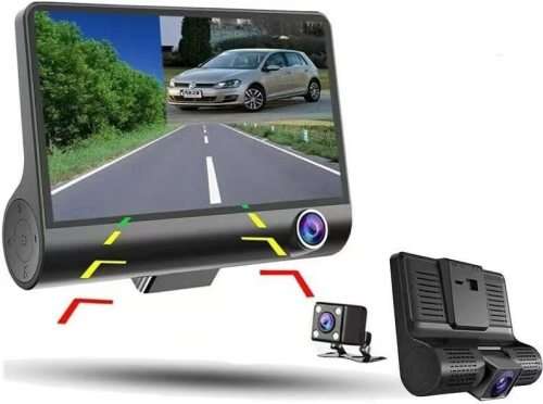 3 Cameras Dash Recorder 1080P