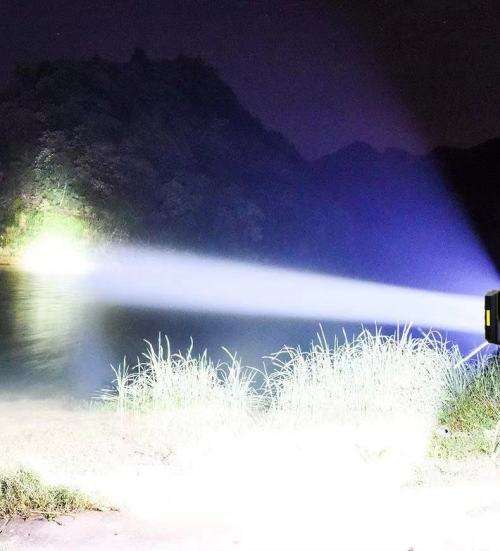 Solar Rechargeable USB Flashlight