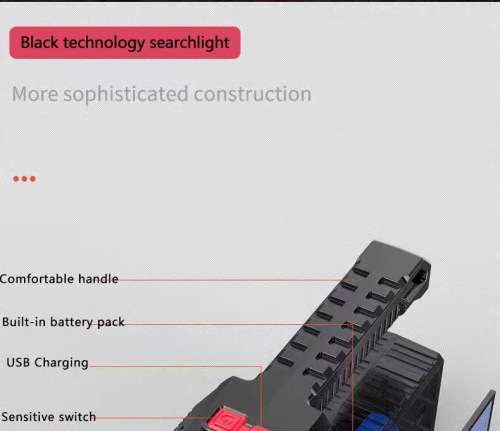 Solar Rechargeable USB Flashlight