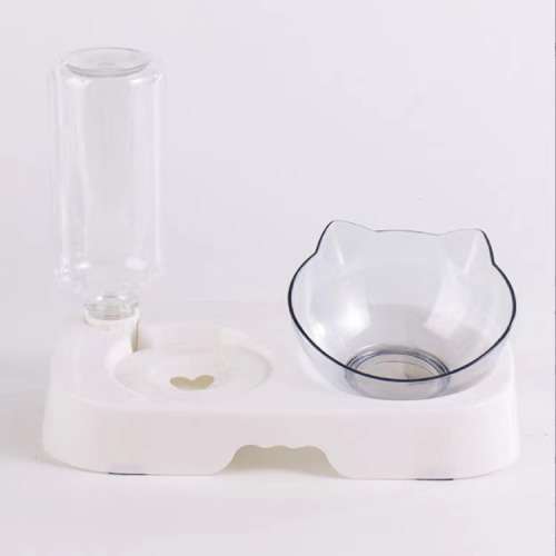 Cat Bowl Pet Eating Bowl Automatic Drinking Rice Bowl