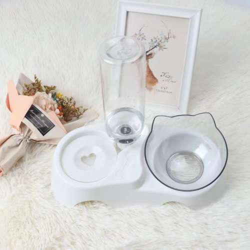 Cat Bowl Pet Eating Bowl Automatic Drinking Rice Bowl