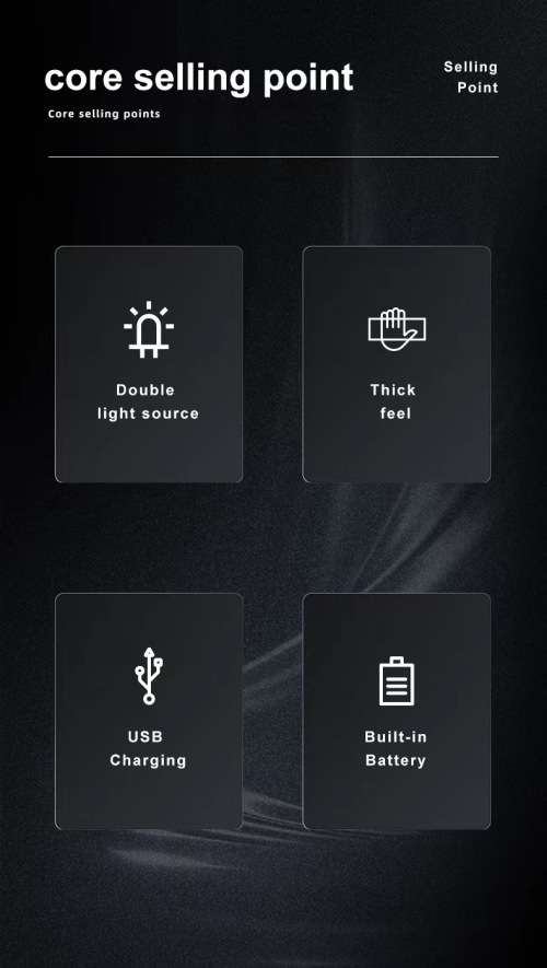 LED Multifunctional Flashlight with COB Side Light