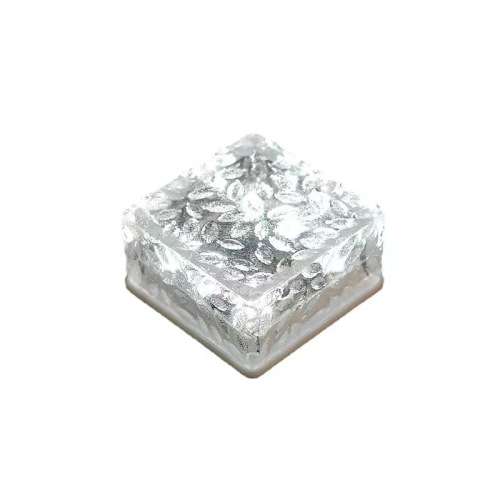 Solar Powered Ice Bricks White Light 2pcs