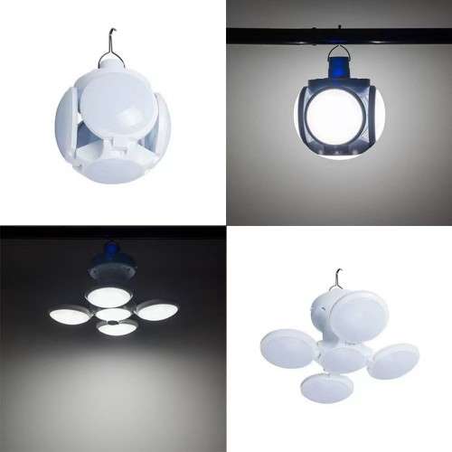 Outdoor Folding Emergency Light Football Shape Solar Work Light