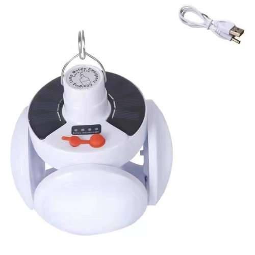 Outdoor Folding Emergency Light Football Shape Solar Work Light