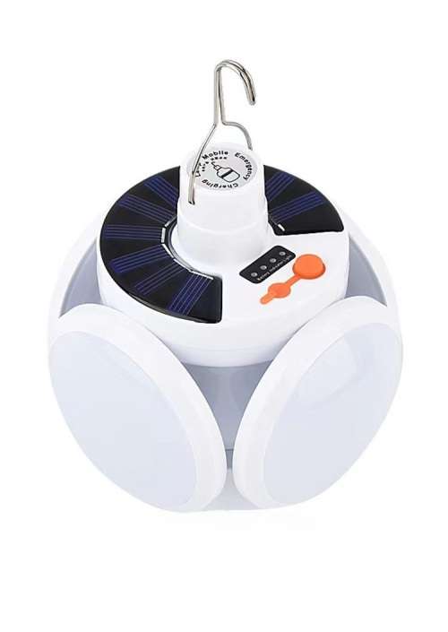 Outdoor Folding Emergency Light Football Shape Solar Work Light