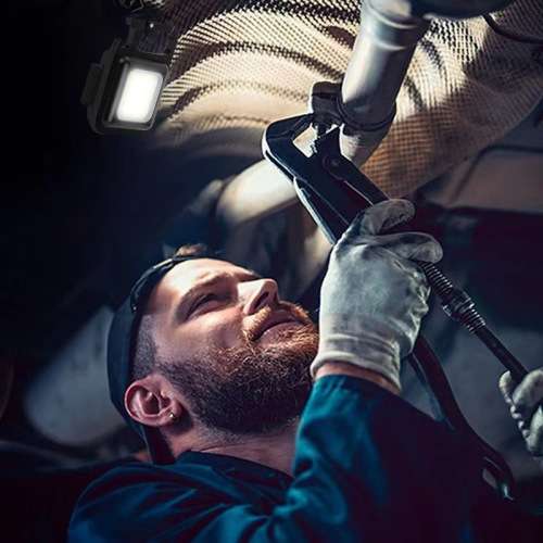 USB Charge Small Light Corkscrew Mini Flashlight Keychain LED Light Pocket LED Work Light