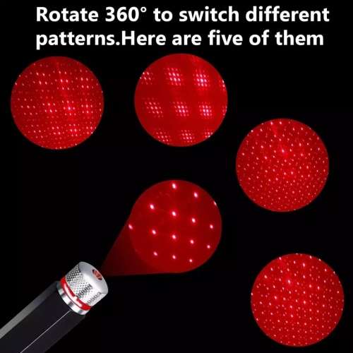 Portable USB Starry Projector LED Car Interior Laser Light