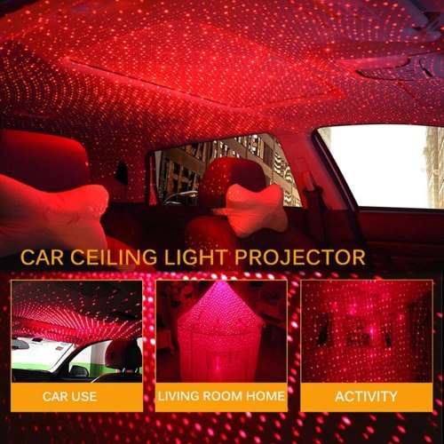 Portable USB Starry Projector LED Car Interior Laser Light