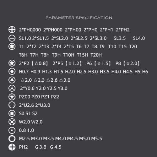 115 in 1 watch mobile phone disassembly tool box repair screwdriver set