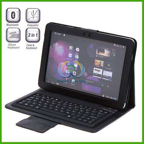 **FREE STYLUS PEN***Wireless Bluetooth Keyboard Case for Samsung Galaxy Note 10.1" inch N8000