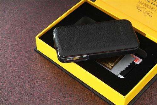 Original PCARO Vintage cow Leather case for iphone 4 and 4S***Plus screen protector***