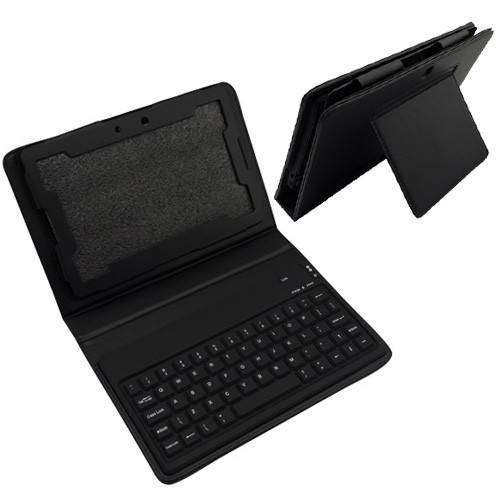 Wireless Bluetooth Keyboard & Leather Case for 7" BlackBerry Playbook Tablet