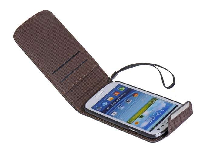 Flip Wallet Leather case for Samsung Galaxy S3 i9300 W/ Credit ID Card Hole **FREE SCREEN PROTECTOR*