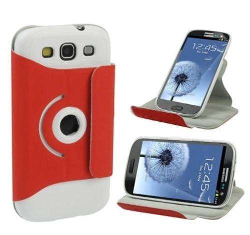**8 Colors*360 Degrees Rotating Leather Case for Samsung Galaxy S3 S III I9300