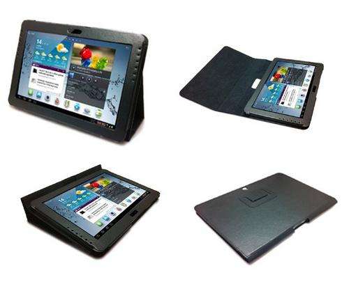 Leather Case with Holder for Samsung Galaxy Tab 2 10.1 / P5100 ***FREE STYLUS PEN***
