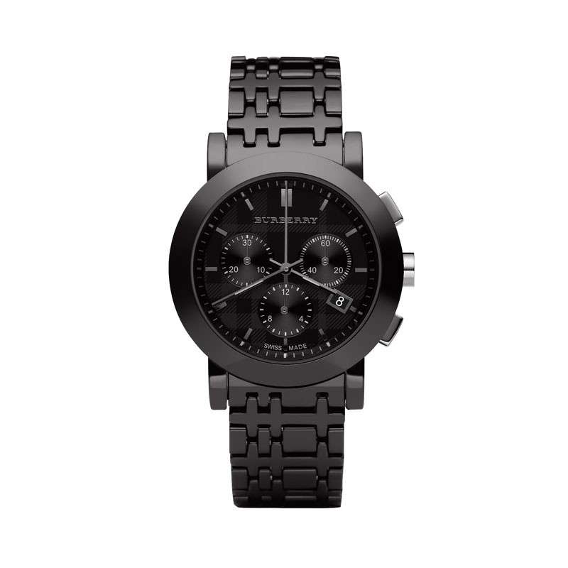 Burberry ceramic watch black outlet
