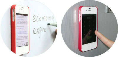 Magnetic Adsorption Smart Cover Multi-function Stand Case For iPhone 4/4S