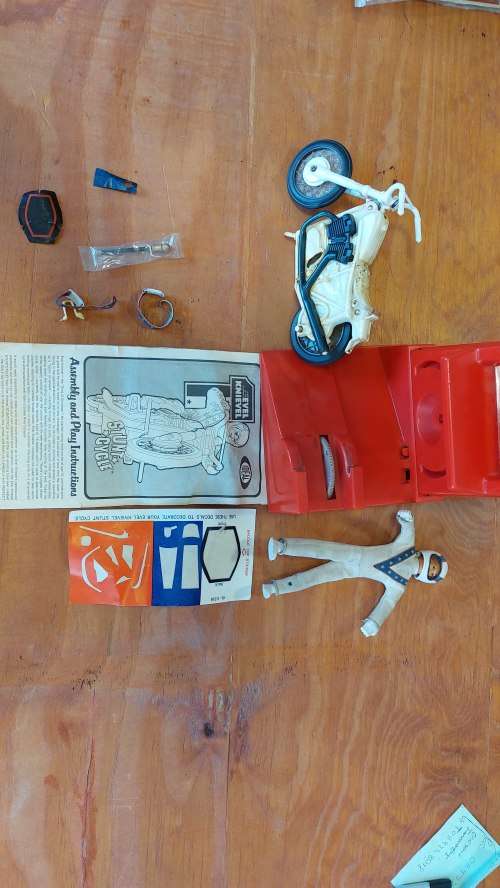 Evil Knievel Stunt Cycle Vintage Toy 1975 (CIB)